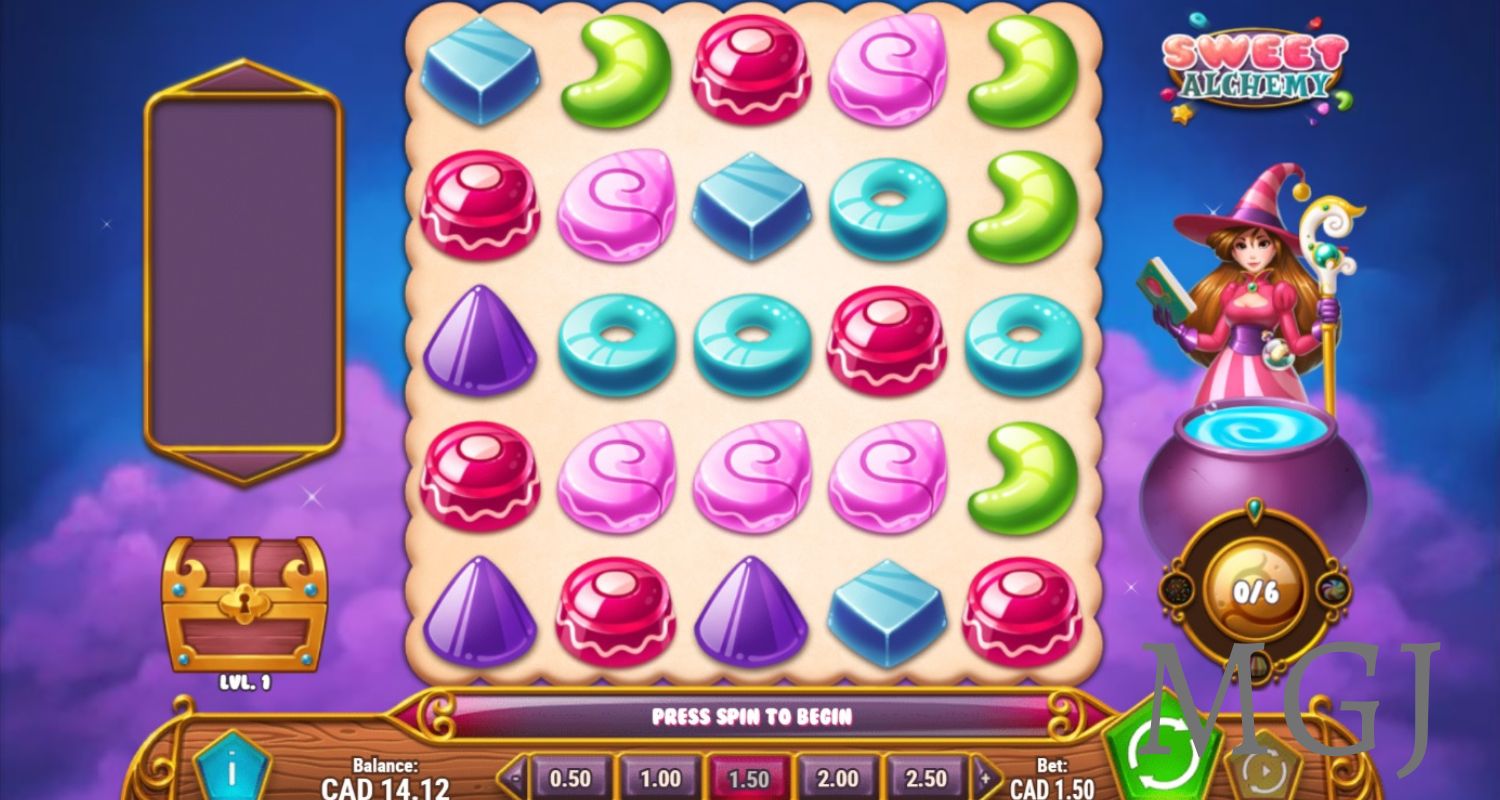 Sweet Alchemy - Play'n GO - Screenshot of base game - MGJ