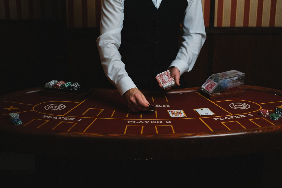 Land Based Gaming - Blackjack Table in Casino