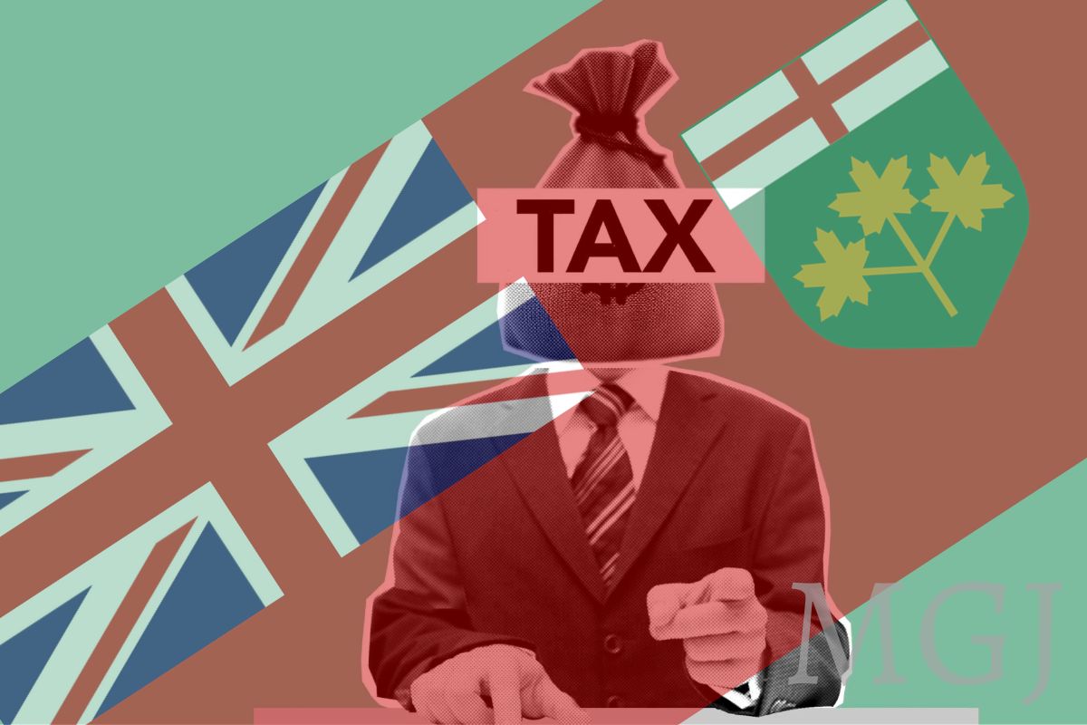 Ontario Gambling Tax - Ontario Flag - MGJ