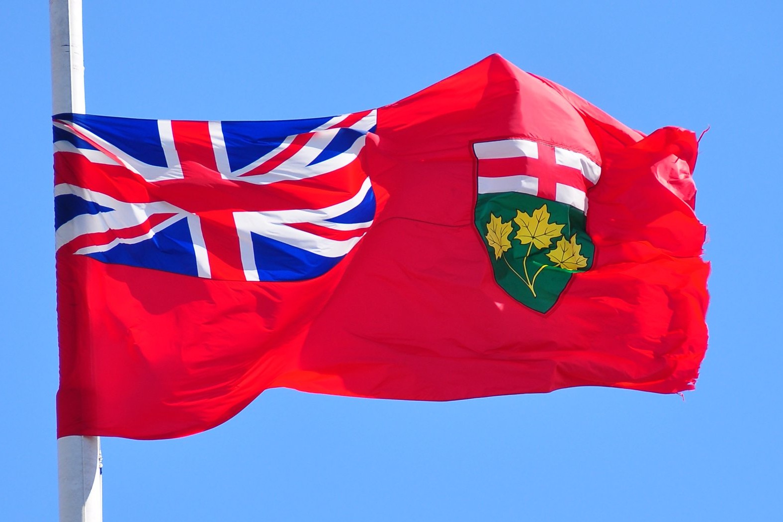 Ontario Gambling Tax - Image Credit - Drapeau de l'Ontario - Ontario flag by abdallahh is licensed under CC BY 2.0. - MGJ