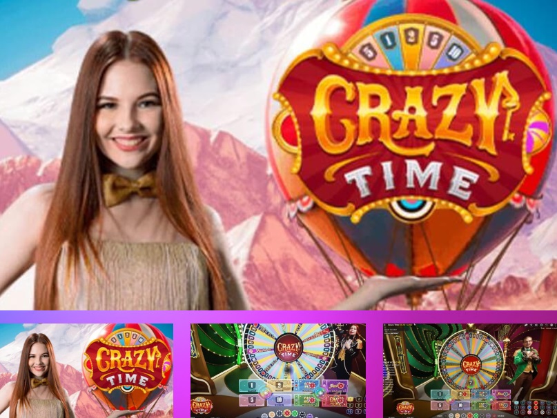Screenshot of Evolution Gaming's Live Crazy Time from PlayOJO - MGJ