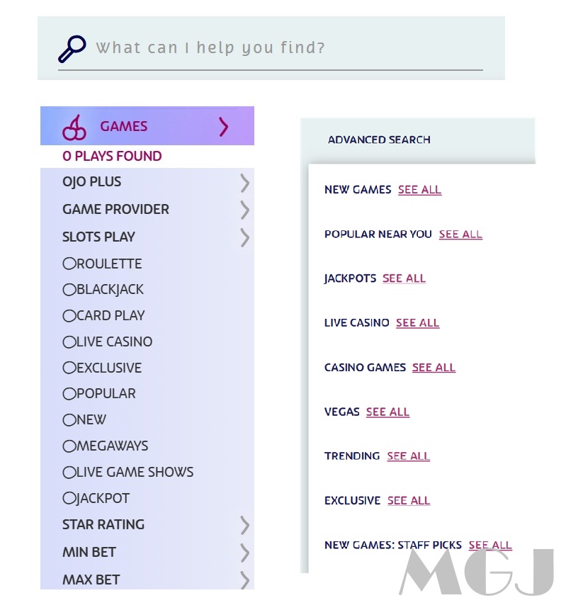 My PlayOJO Ontario Review – What It’s Like to Be an OJOer 16 PlayOJO Ontario Game Search Options - MGJ