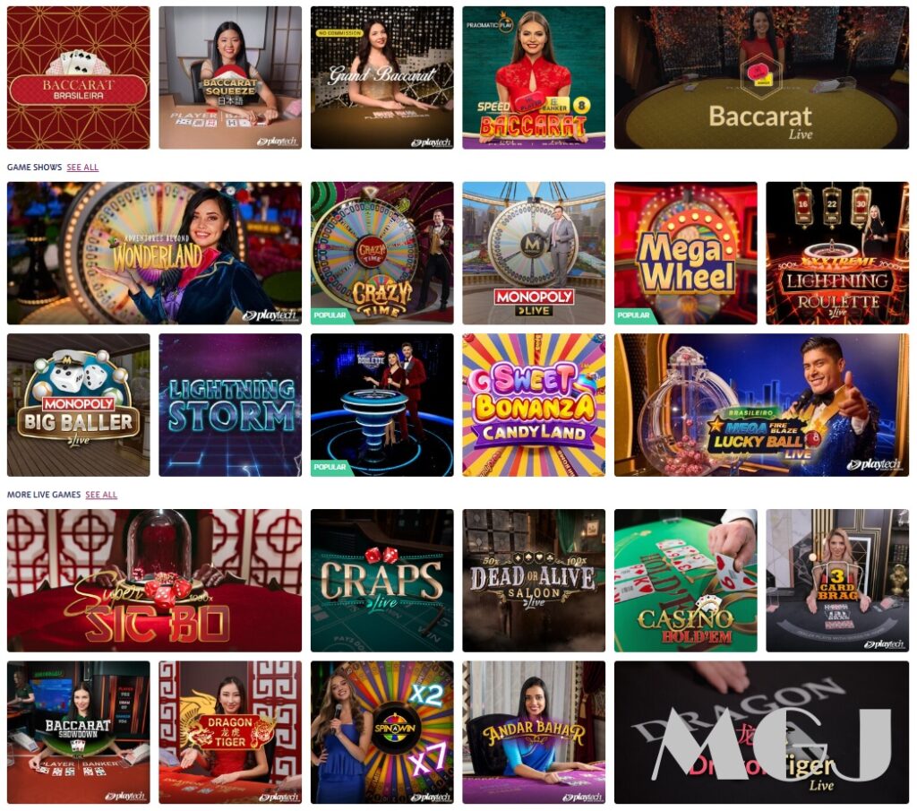 My PlayOJO Ontario Review – What It’s Like to Be an OJOer 13 PlayOJO Ontario Review - Screenshot of PlayOJO Live Casino - MGJ